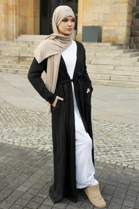 Aria Knit Cardigan - Black
