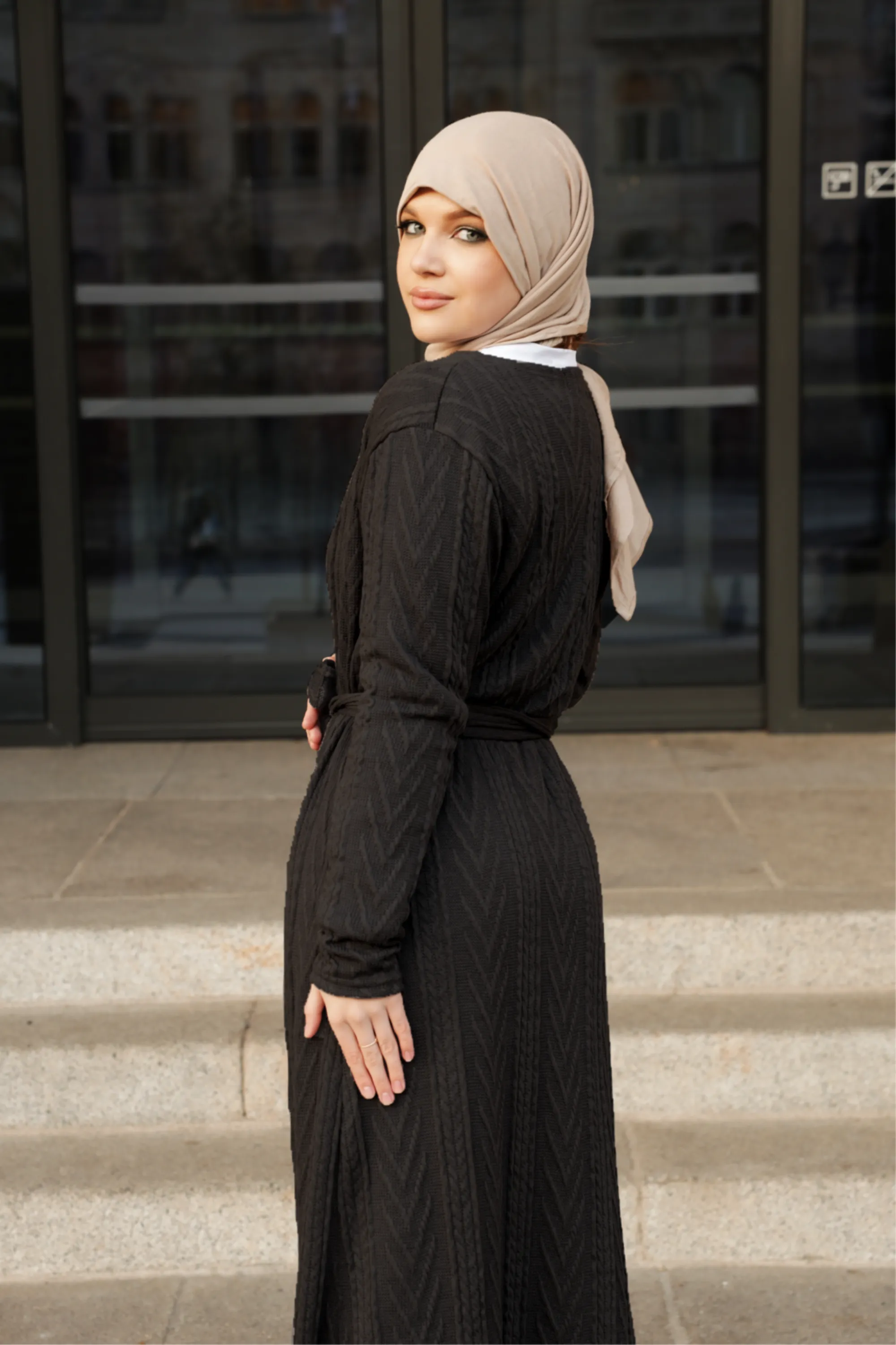 Aria Knit Cardigan - Black