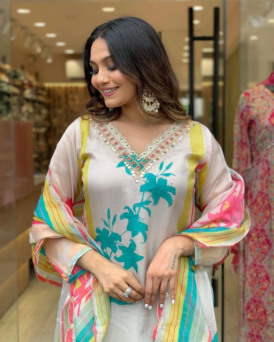 Beautiful Designer Shanaya Orgenza Suit