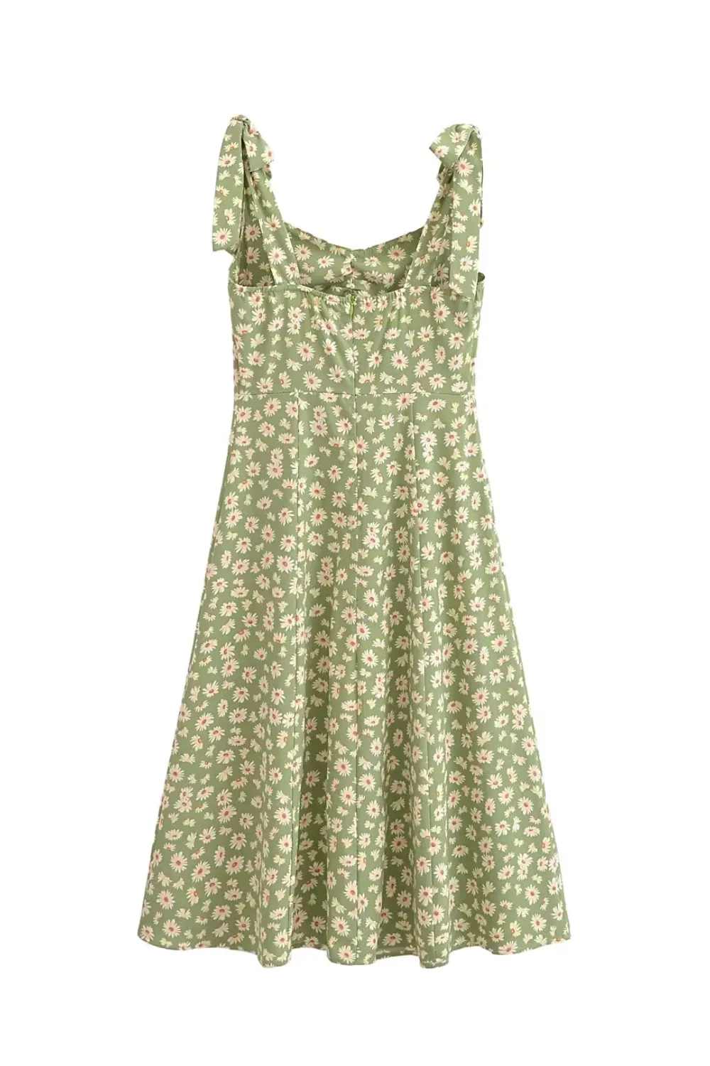 'Bella' Floral Printed Suspender Dress