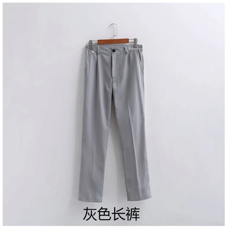 Boys Girls Junior High School Class White Shirt Skirt Pants Uniform Suit Set Performance JK Uniform
