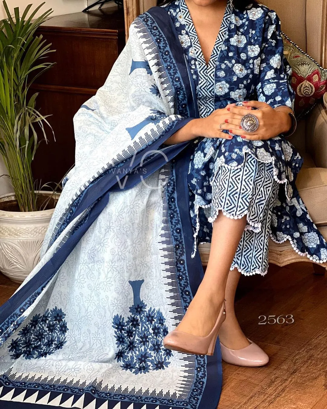 FANCY WEAR PURE COTTON SUIT