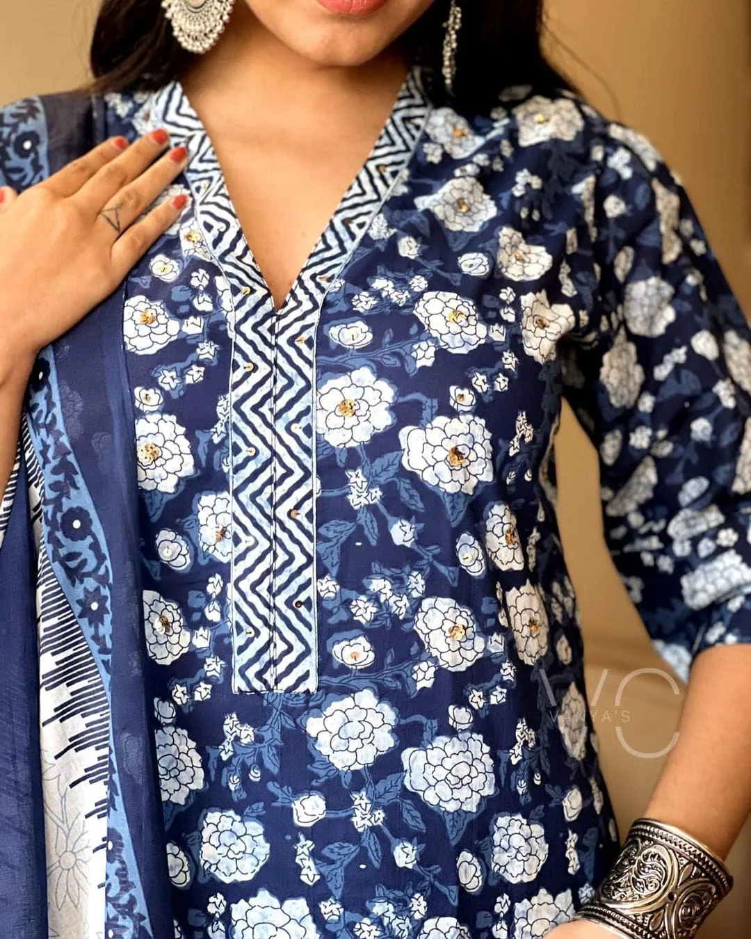 FANCY WEAR PURE COTTON SUIT