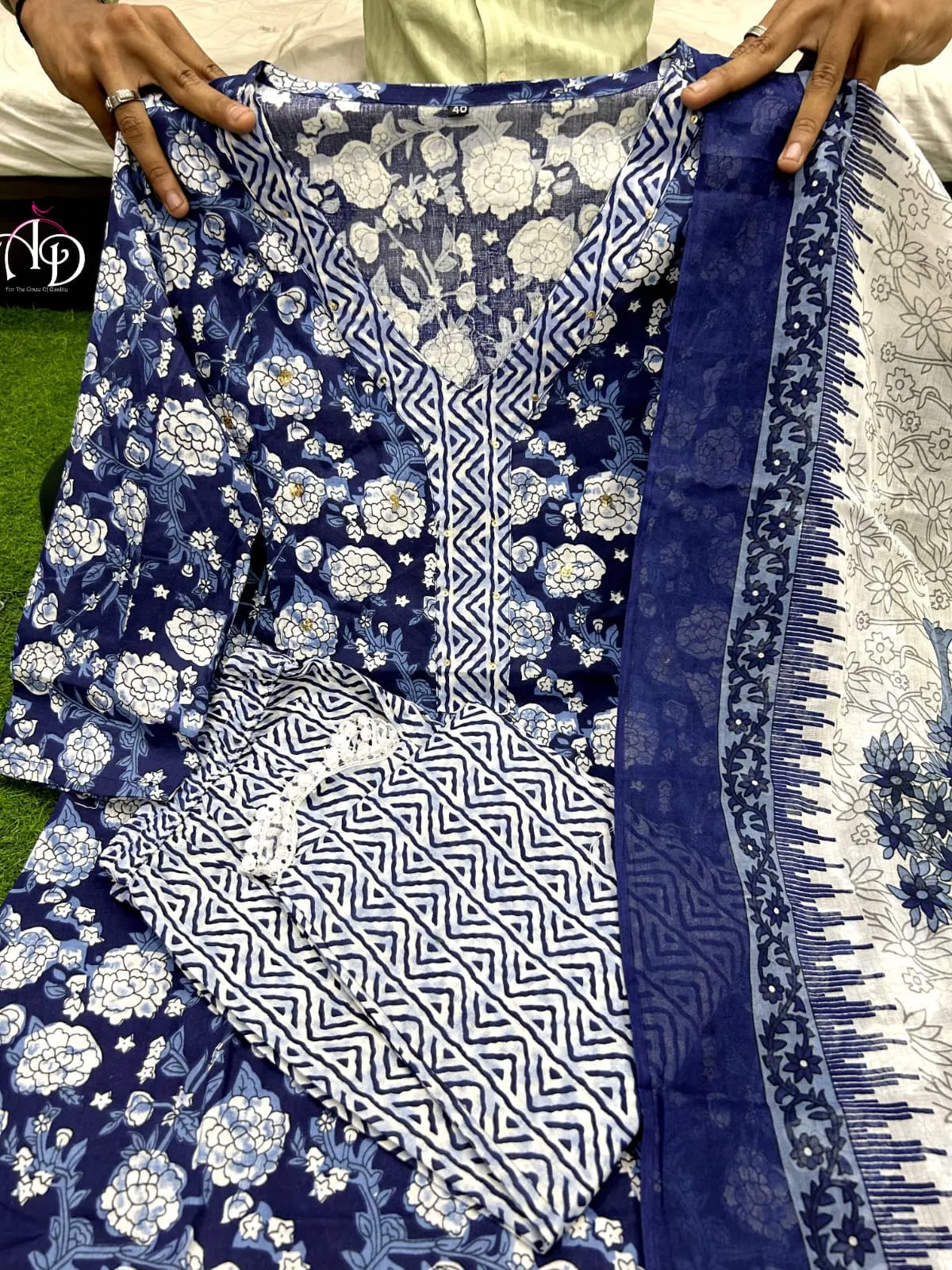 FANCY WEAR PURE COTTON SUIT