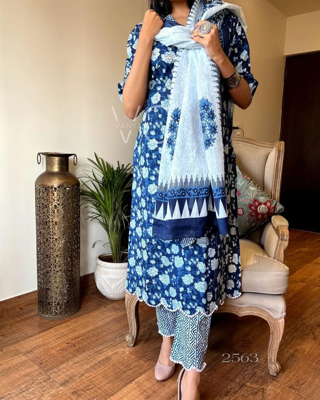 FANCY WEAR PURE COTTON SUIT