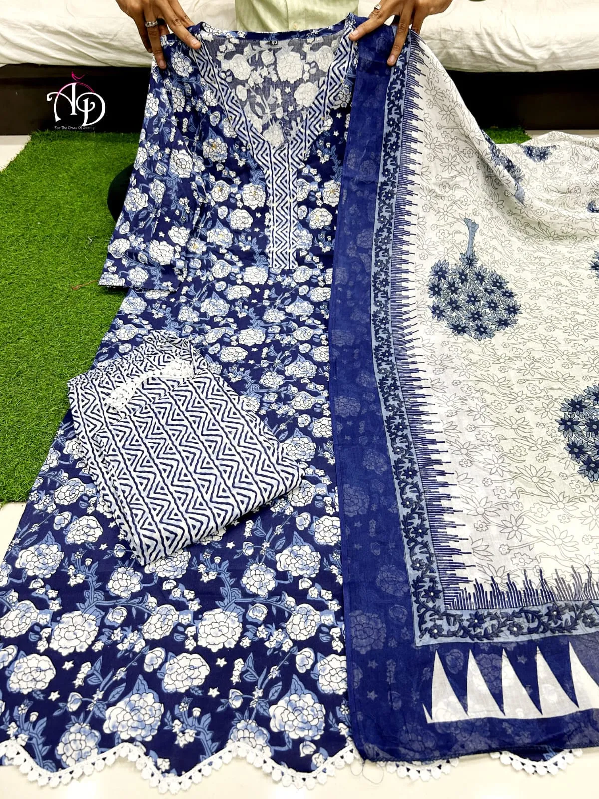 FANCY WEAR PURE COTTON SUIT