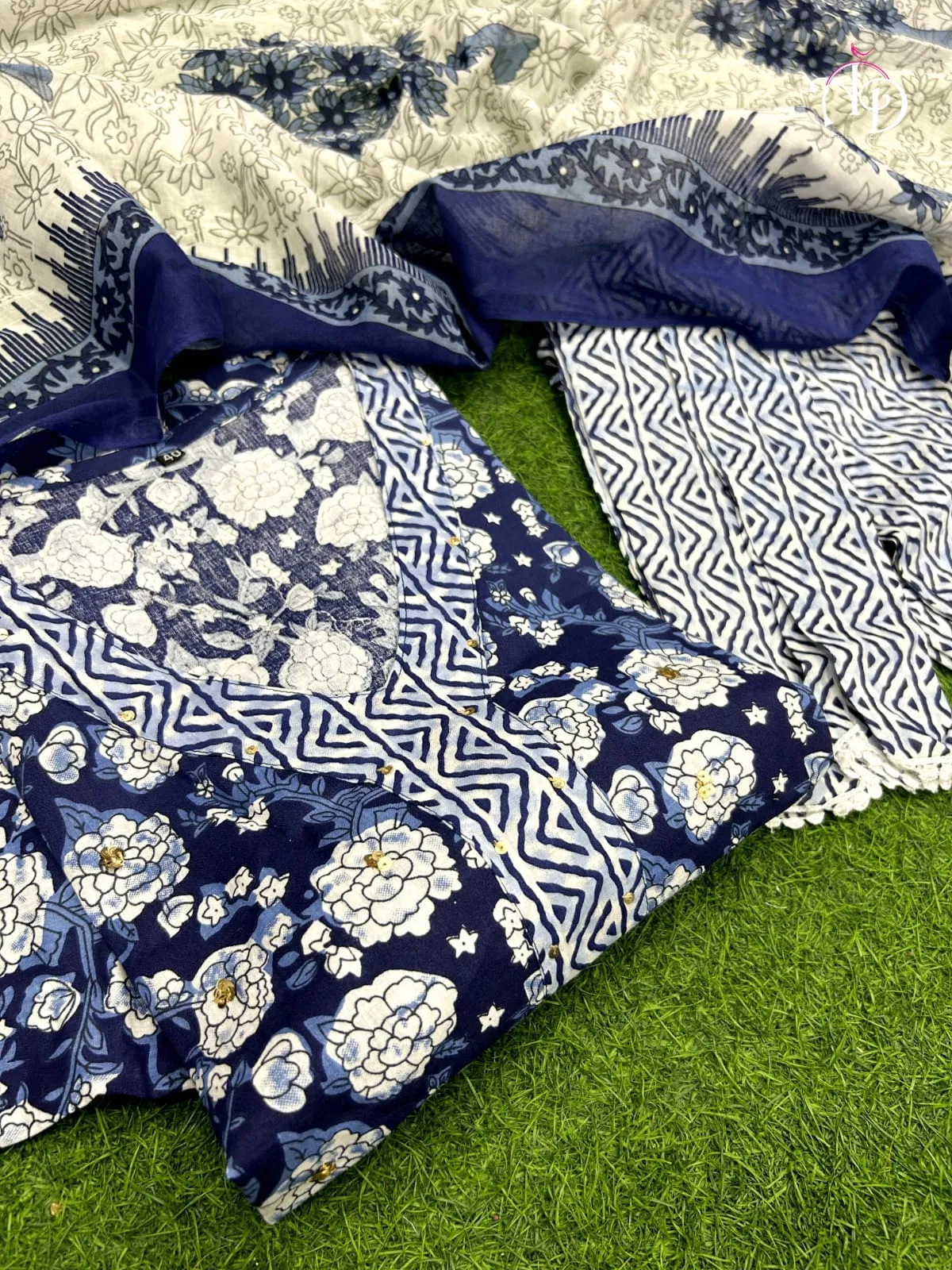 FANCY WEAR PURE COTTON SUIT