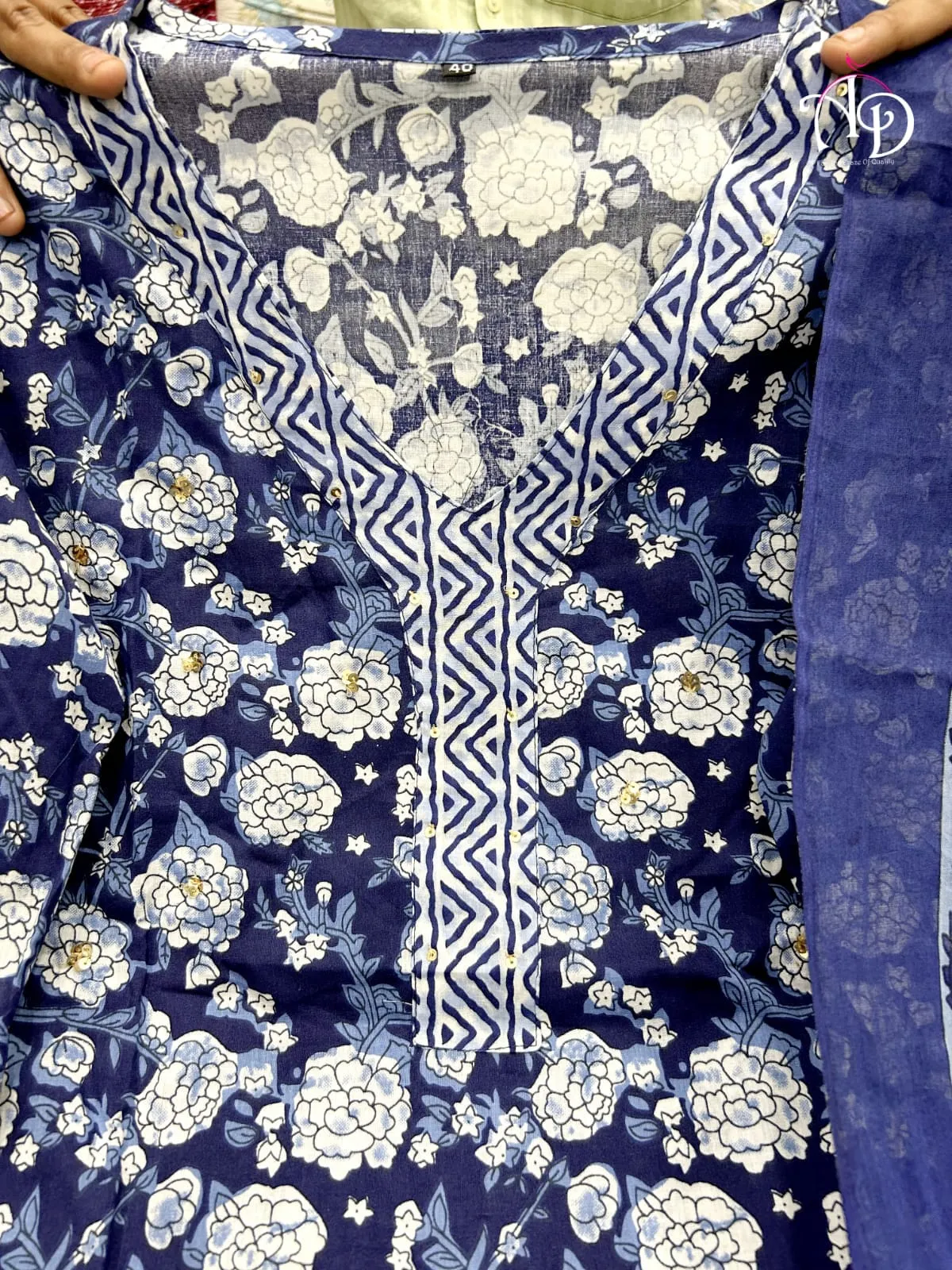 FANCY WEAR PURE COTTON SUIT