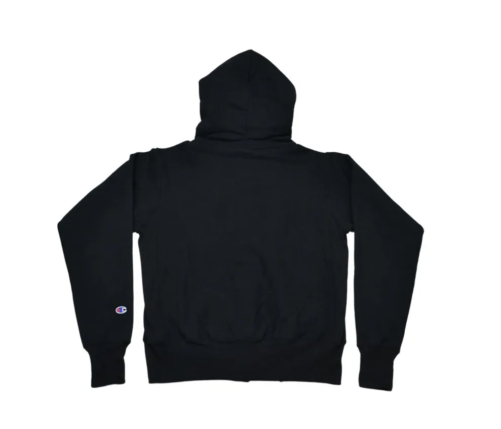 HH Champion Snap Front Hooded Sweatshirt - Black