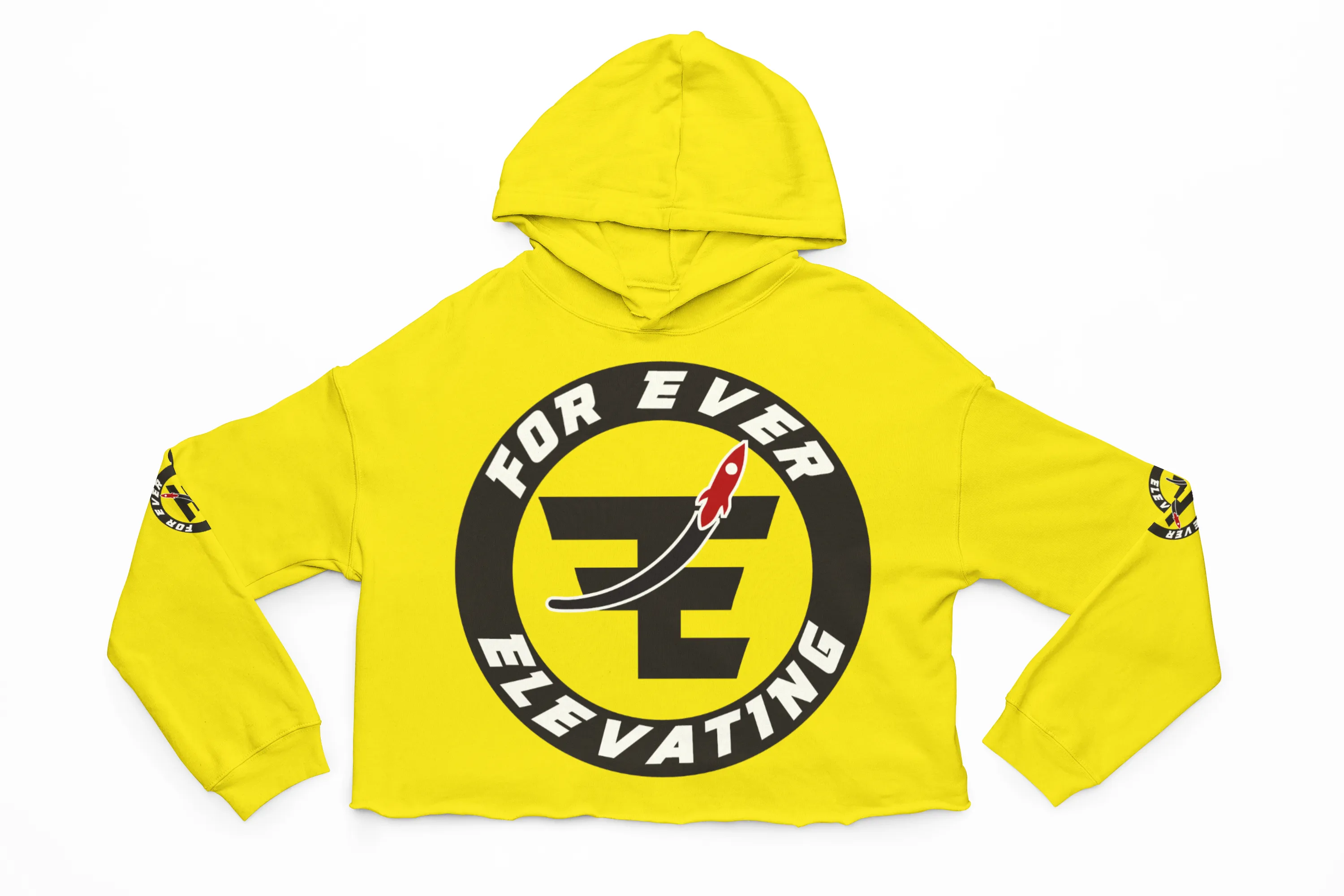 Hooded Crop Tops