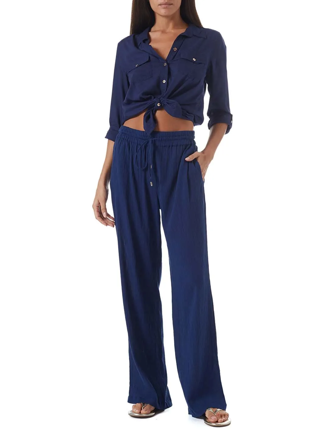 Krissy Navy Trouser