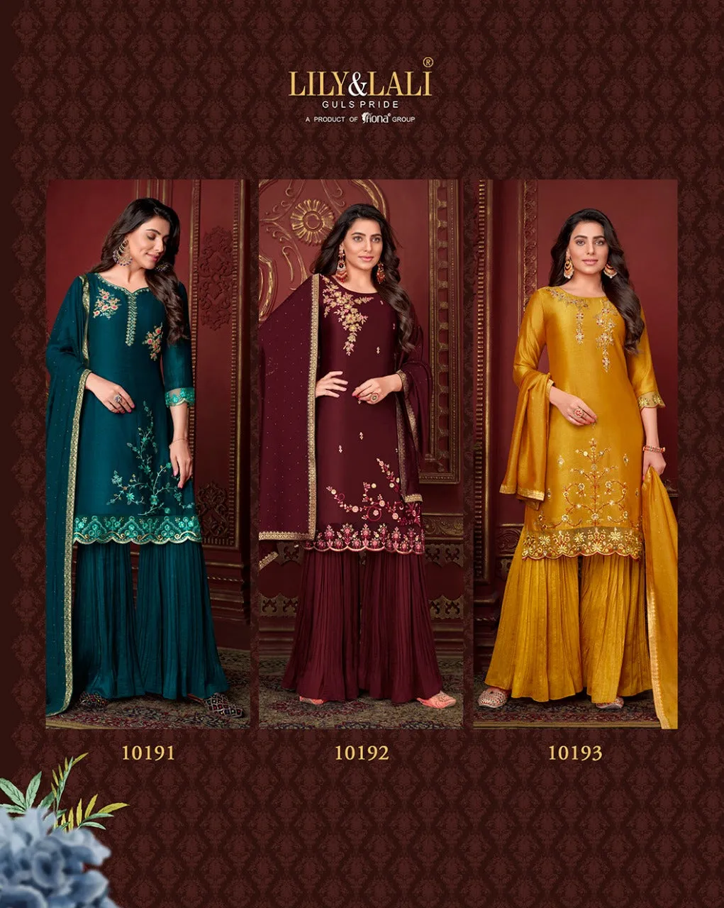 Malang Lily Lali Readymade Sharara Suits