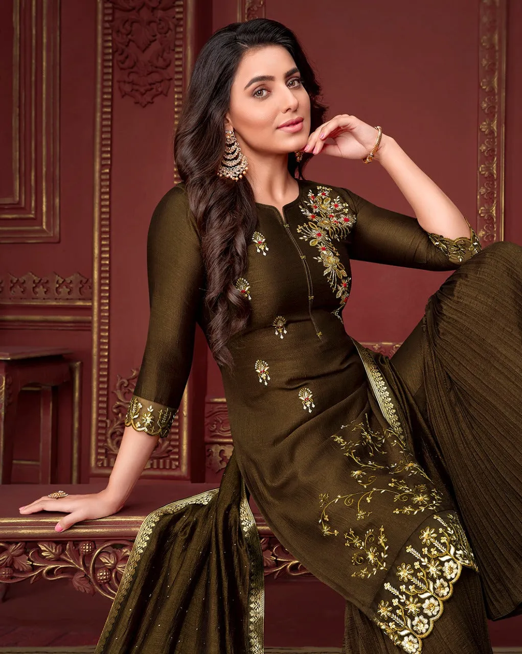 Malang Lily Lali Readymade Sharara Suits