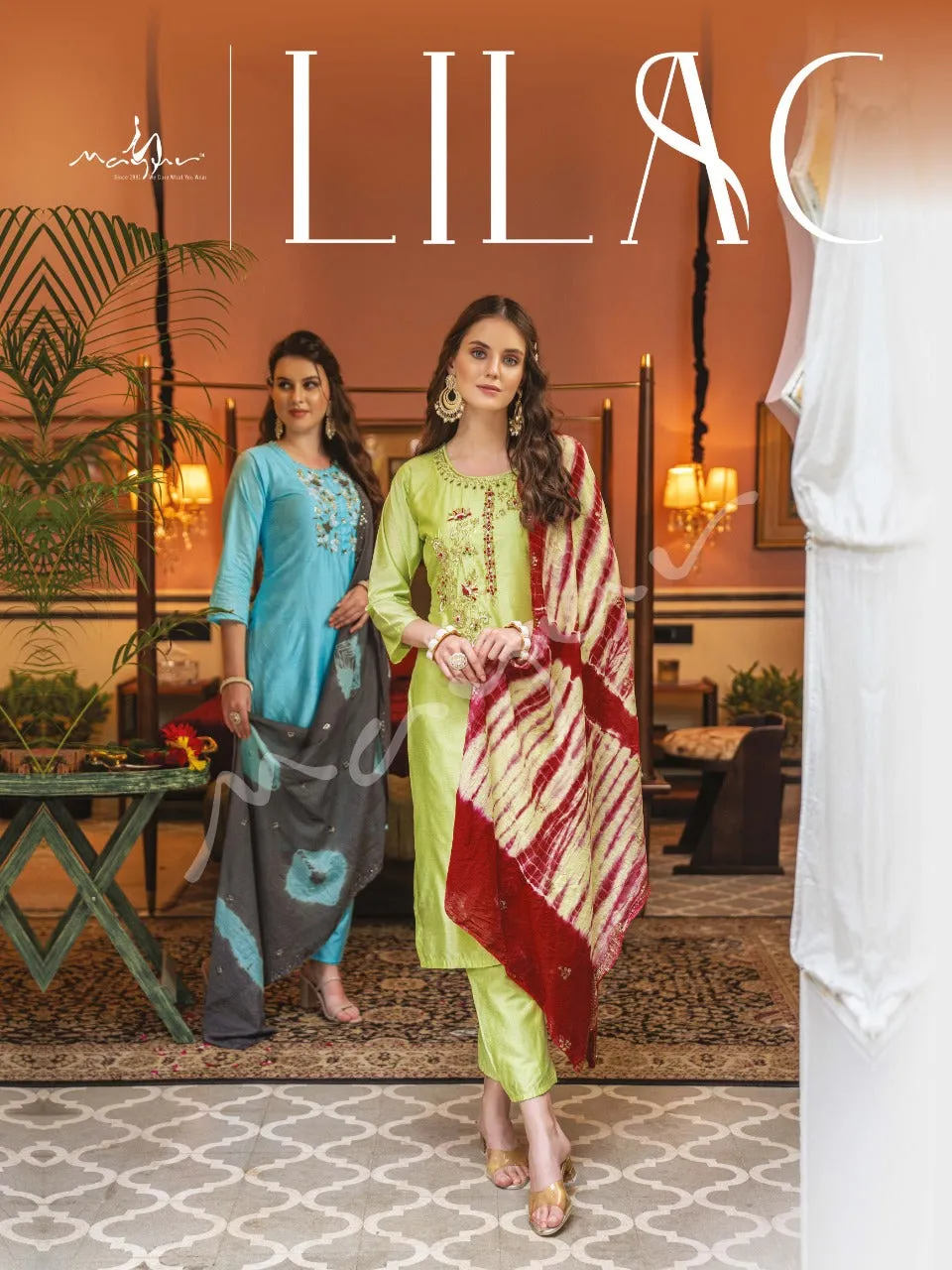 Mayur Lilac Designer Readymade Party Wear Suit