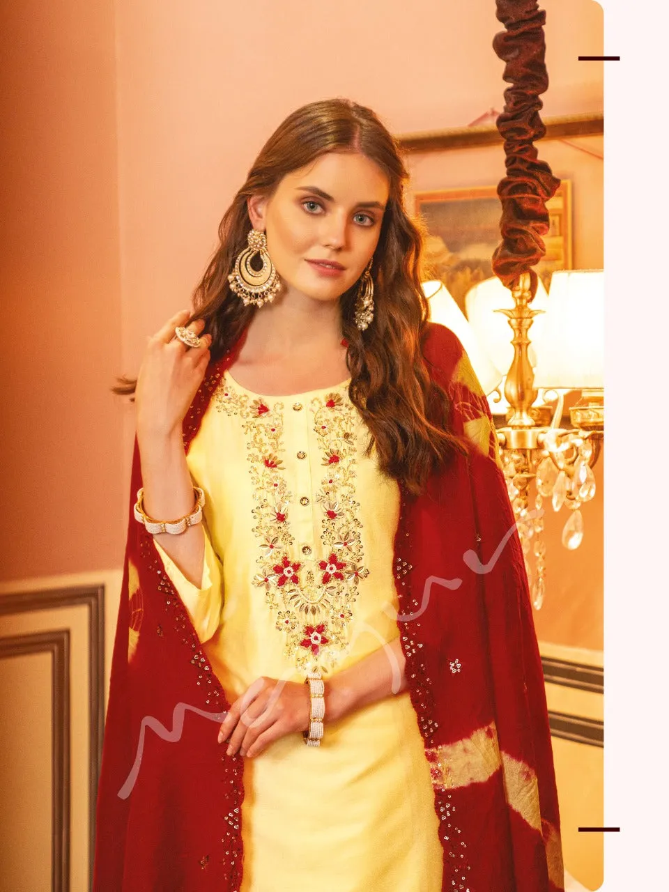 Mayur Lilac Designer Readymade Party Wear Suit
