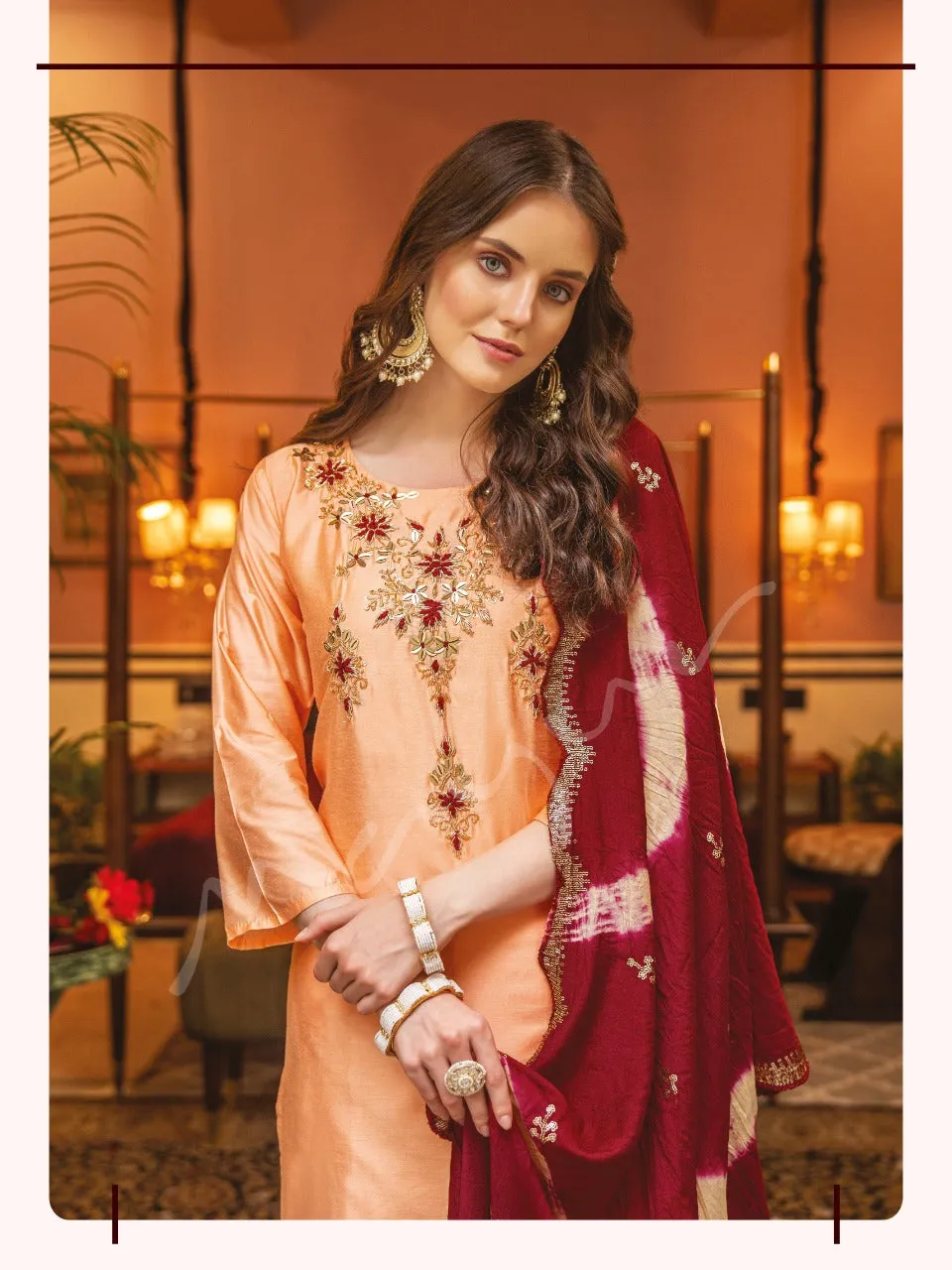 Mayur Lilac Designer Readymade Party Wear Suit