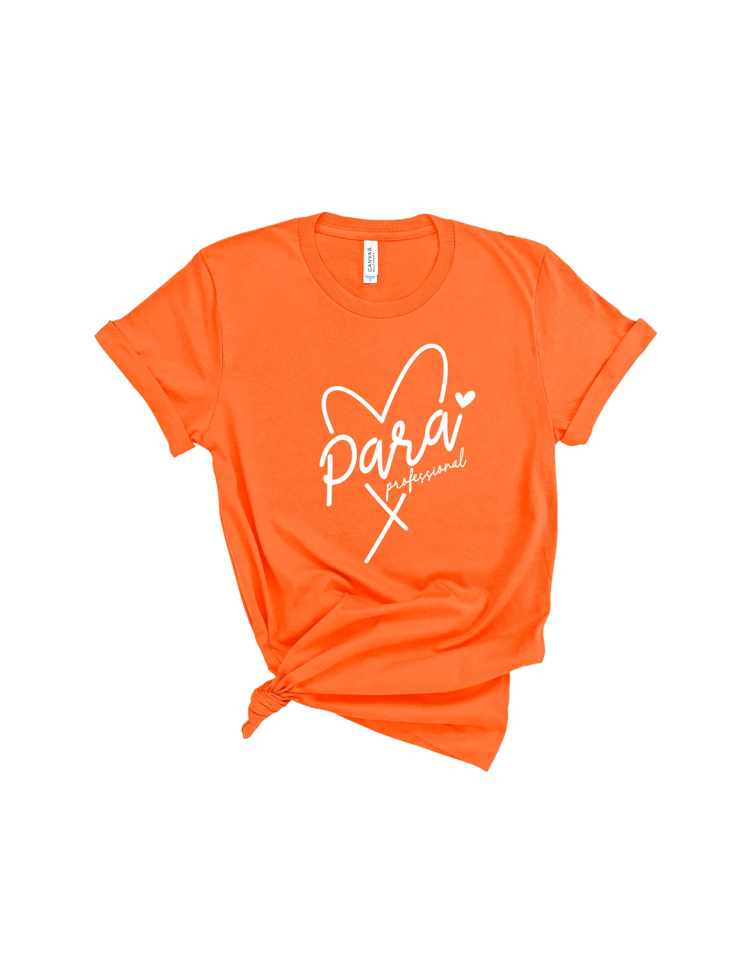 Paraprofessional heart shirt