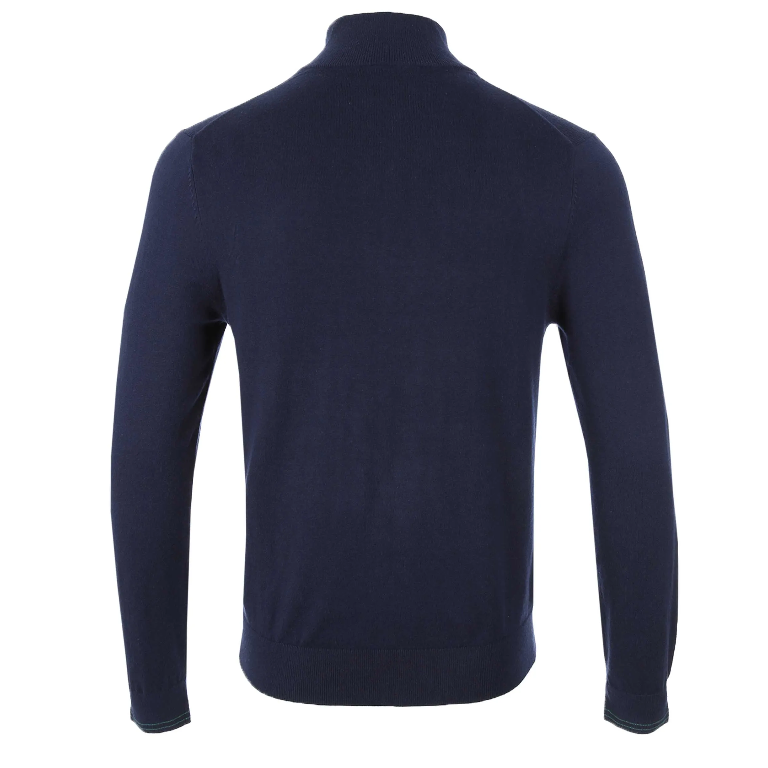 Paul Smith Zip Neck Zeb Bad Knitwear in Navy