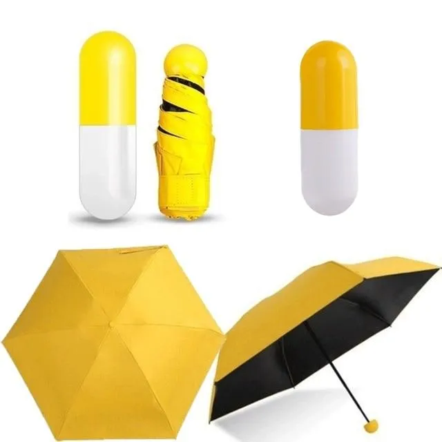 Pocket Sized Ultra Small Capsule Umbrella