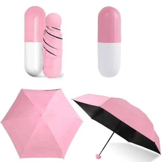 Pocket Sized Ultra Small Capsule Umbrella