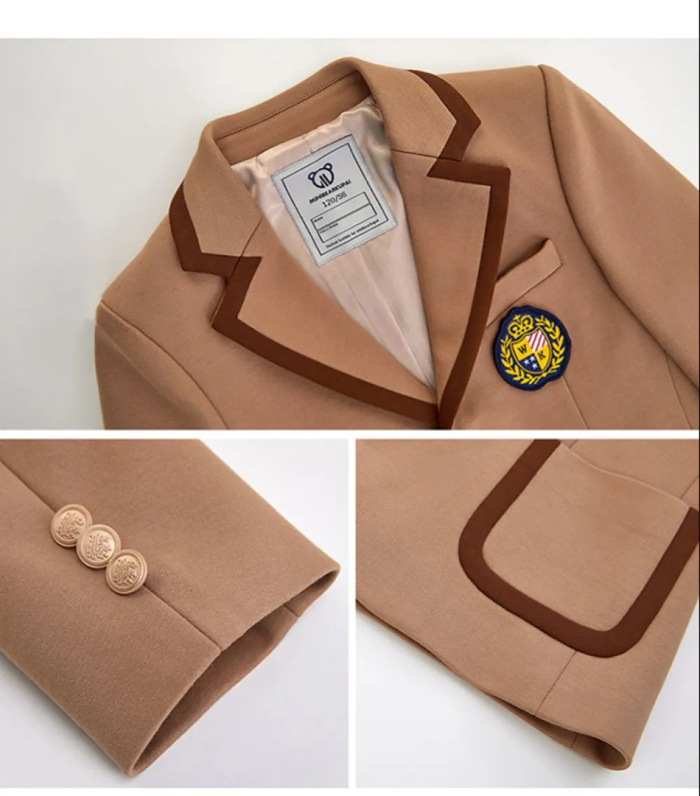 School Uniform Children's British Style Sub Suit Dress JK Boys School Uniform