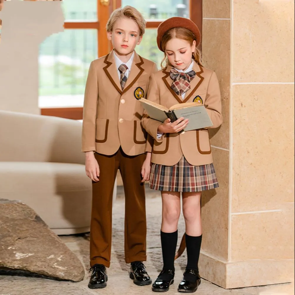 School Uniform Children's British Style Sub Suit Dress JK Boys School Uniform