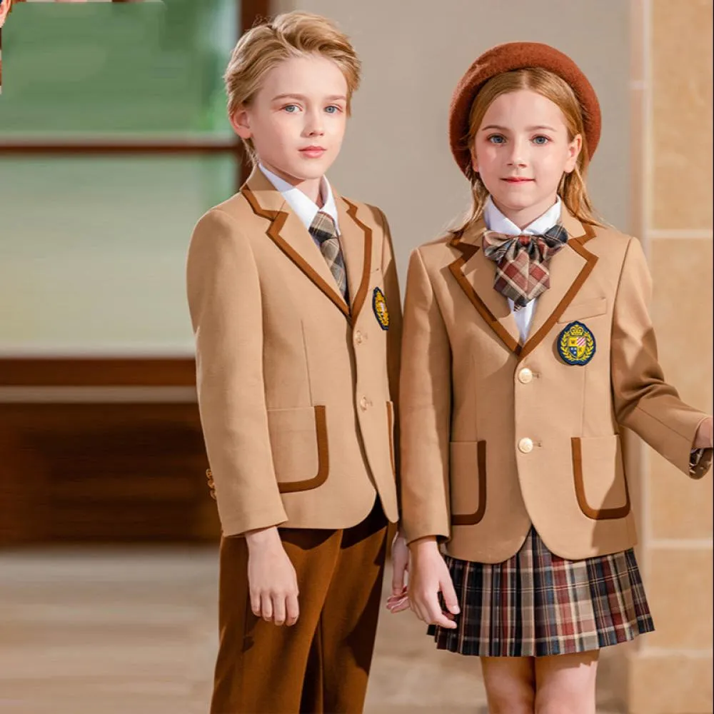 School Uniform Children's British Style Sub Suit Dress JK Boys School Uniform