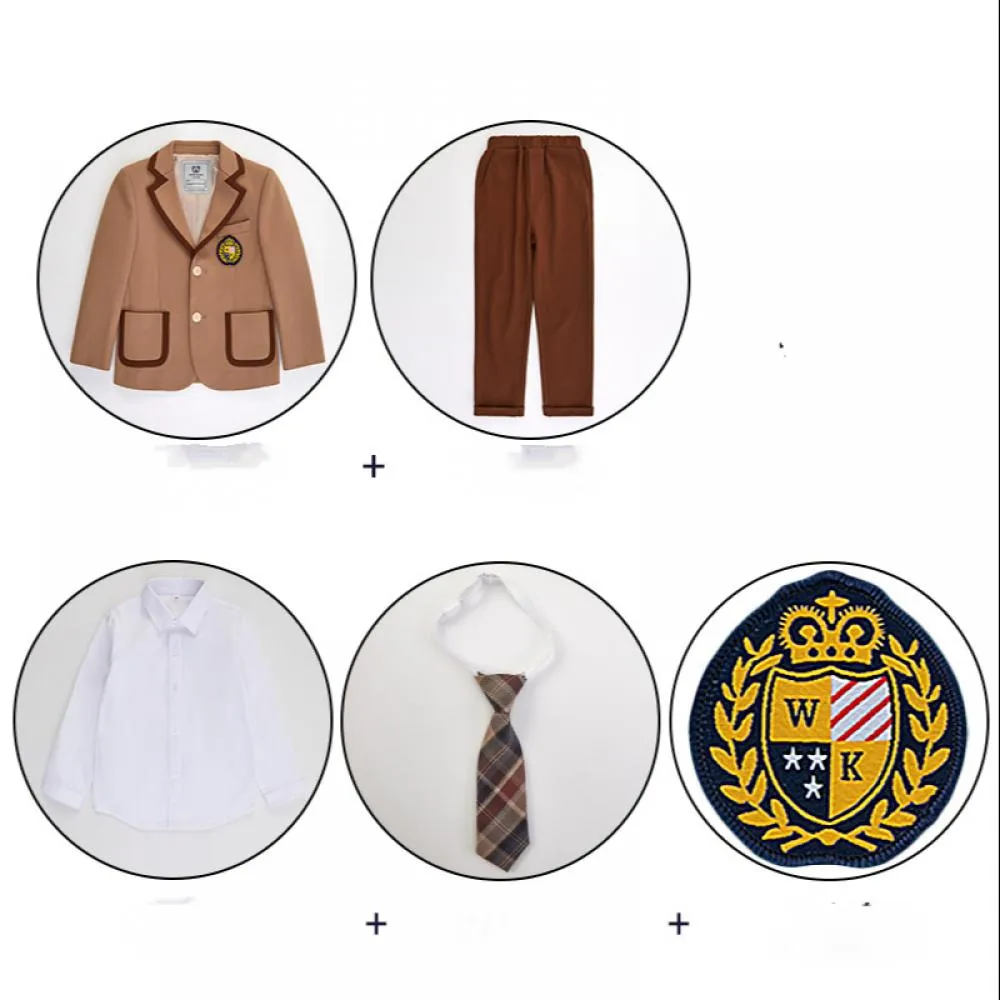 School Uniform Children's British Style Sub Suit Dress JK Boys School Uniform