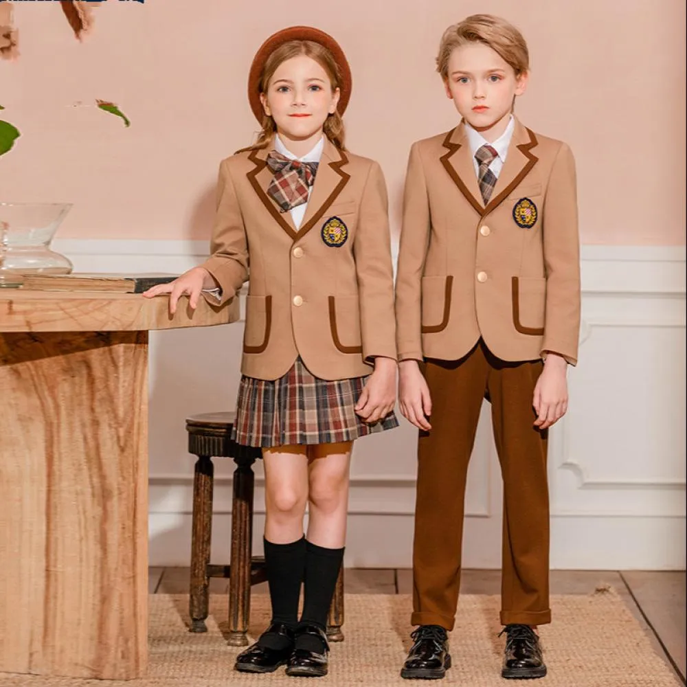 School Uniform Children's British Style Sub Suit Dress JK Boys School Uniform