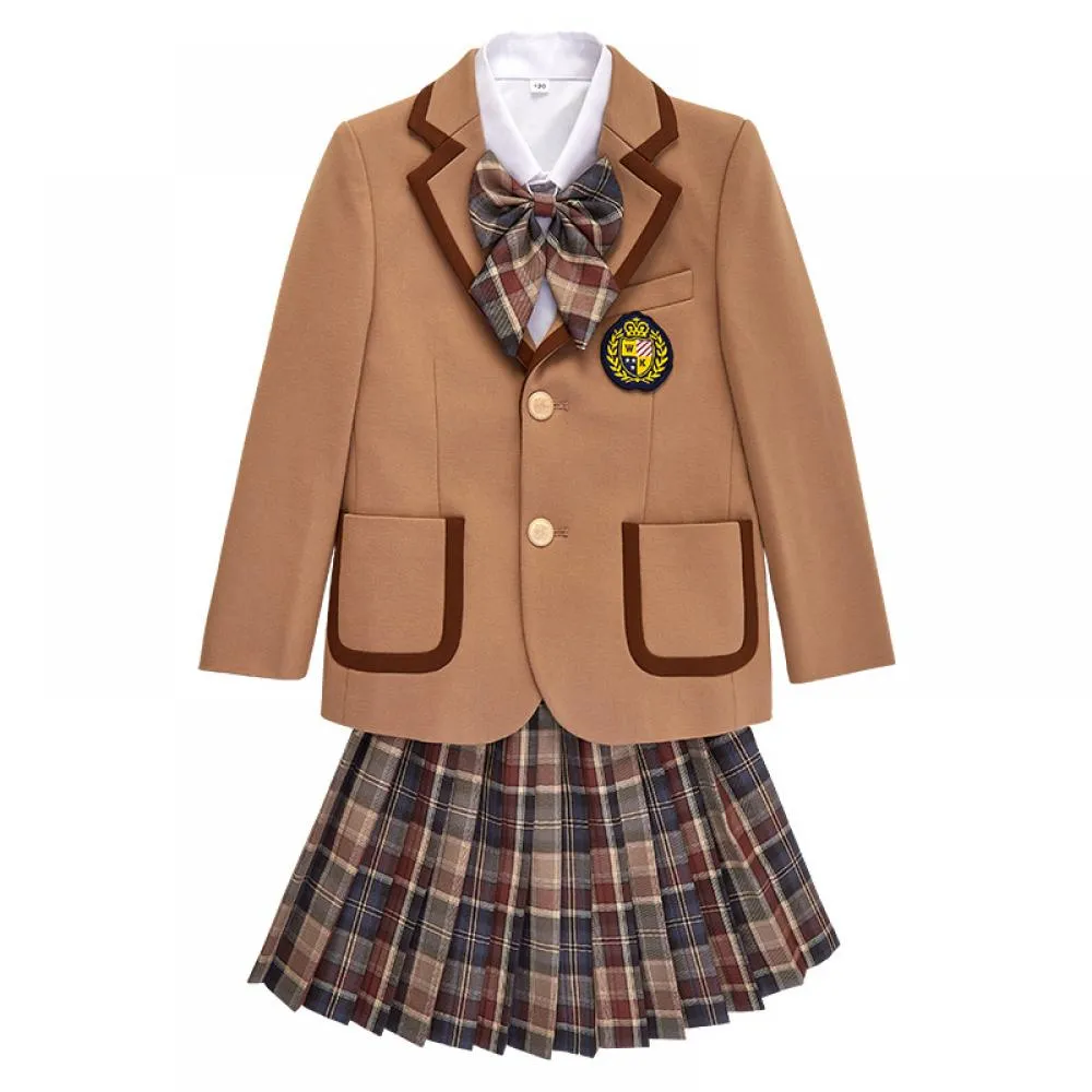 School Uniform Children's British Style Sub Suit Dress JK Boys School Uniform