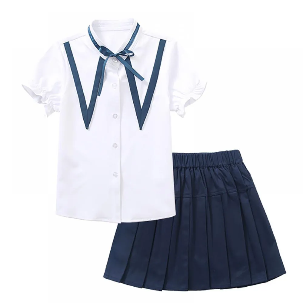 School Uniform Elementary School Summer Suit Wholesale Kids Clothes