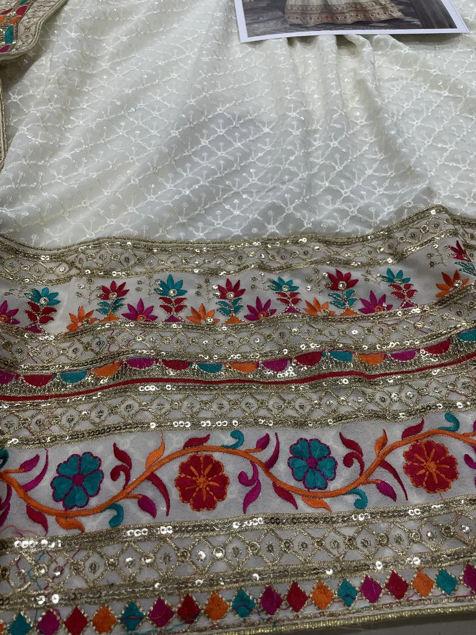 Senhora Chamar Vol 41 Series 2057 georgette Suit