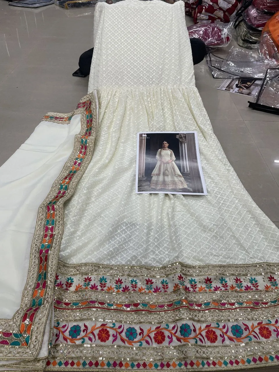 Senhora Chamar Vol 41 Series 2057 georgette Suit