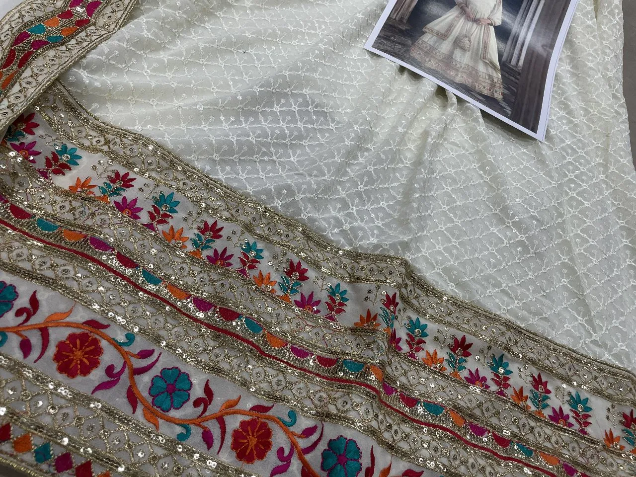 Senhora Chamar Vol 41 Series 2057 georgette Suit