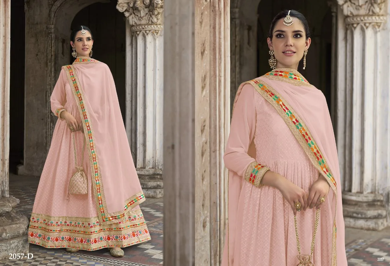 Senhora Chamar Vol 41 Series 2057 georgette Suit